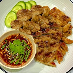 หมูย่างนมสด & น้ำจิ้มแจ่วรสเด็ด (กับข้าว)