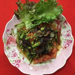 ตำถั่วฝักยาวปูปล้าร้า