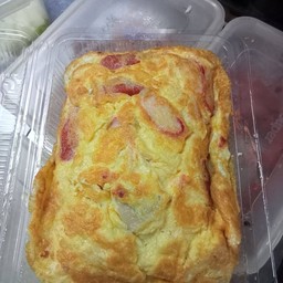 Omelette Rice with Ingredients