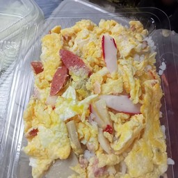 Scrambled Egg Rice with Toppings