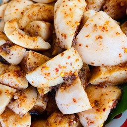 กระท้อนดองคลุกพริกเกลือ