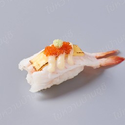 ซูชิกุ้งเบิร์นชีส(มีวาซาบิ)