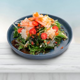 Seafood Wakame Salad in Ponzu dressing