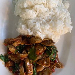 กะเพราเป็ดย่าง