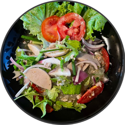 ยำวุ้นเส้นหมูสับ+หมูยอ