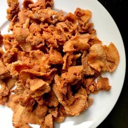 หมู3ชั้นทอดน้ำปลา