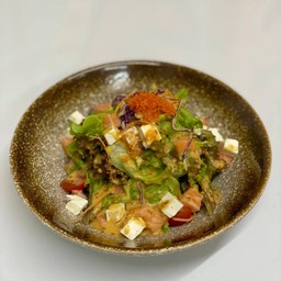 สลัดแซลมอนชีส