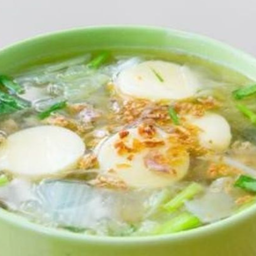 แกงจืด เต้าหู้+หมูสับ