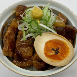 Pork kakuni rice bowl(豚角煮丼)