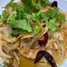 กุ้งทอดซอสมะขาม