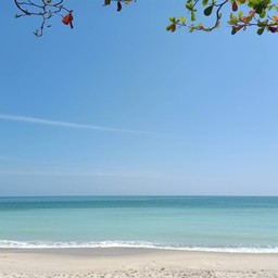 วิวริมทะเลชายหาดคือลงไปเดินเล่นได้เลย