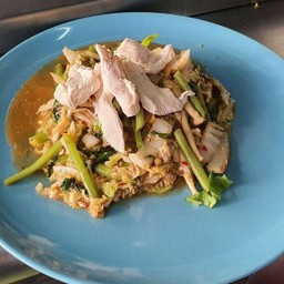 สุกี้แห้งไก่