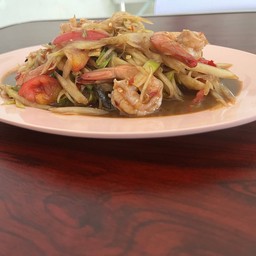 ตำกุ้งสุก