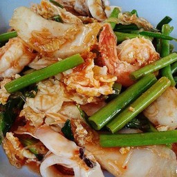 สุกี้แห้งทะเล.