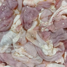 ไส้อ่อนหมูน้ำมันงา