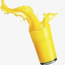 Orange ice juice