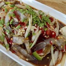 ส้มตำกุ้งสดปลาร้า