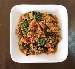 ผัดกะเพราหมูสับ