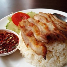 ข้าวหน้าคอหมูย่าง