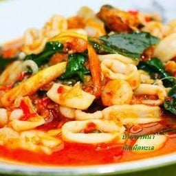 ผัดพริกเผาราดข้าว