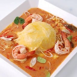 ข้าวไข่ข้นต้มยำ