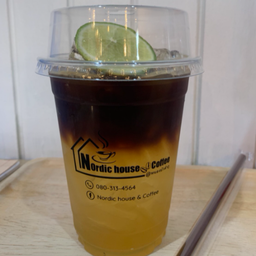 อเมริกาโน่น้ำผึ้งมะนาวเย็น