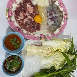 จิ้มจุ่มชุดทะเลรวมหมู