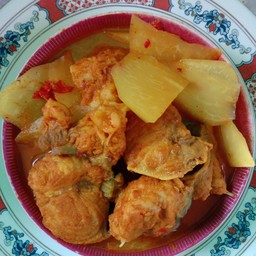 แกงส้มมะละกอปลาเรียวเชียว