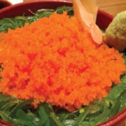 ข้าวหน้าไข่กุ้ง