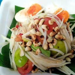 ตำไทย ไข่เค็ม