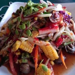 ตำข้าวโพดทะเล