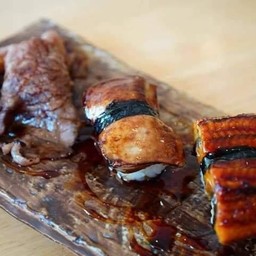 ปลาไหลญี่ปุ่น ฟัวกราส์ เนื้อออสเตรเลีย