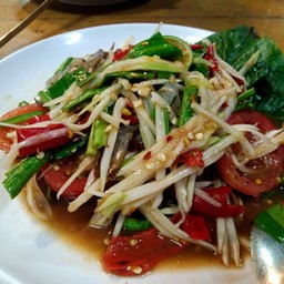 ตำกุ้งสด