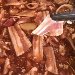 สามชั้นหมักงา