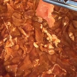 หมูหมักเกาหลี.