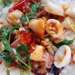 กระเพาปลาหมืก