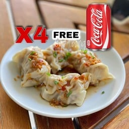 เกี๊ยวบางทราย4กล่องฟรีโค้ก1กระป๋อง