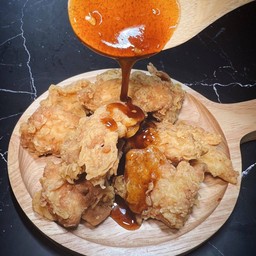 ไก่ไร้กระดูกซอสกาลิคชุดใหญ่