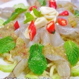 กุ้งแช่น้ำปลา