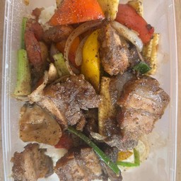 ผัดพริกไทยดำ(ราดข้าว)