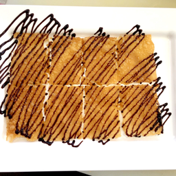 โรตีทิชชู่นม+ช็อคโกแลต