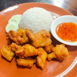 ข้าวไก่ทอด