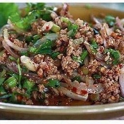 ลาบเนื้อสุก