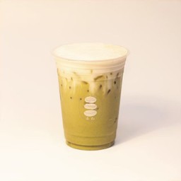 Ice greentea matcha latte