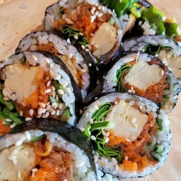 คิมบับไข่กุ้ง(ไม่ใส่ไชเท้าดอง)