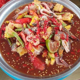 ตำข้าวโพดทะเลรวม