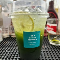 ชาเขียวน้ำผึ้งมะนาวโซดา