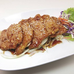 หมูผัดซอสน้ำผึ้ง