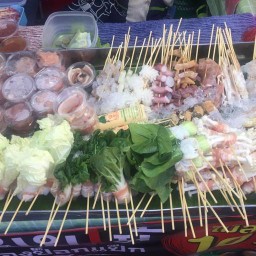 ชาบูถ้วยเสียบไม้ป๊อกแป๊ก(ตลาดประชานิเวศน์)