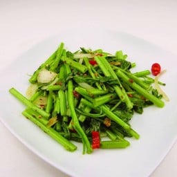 ผัดผักบุ้งสไตล์ฮ่องกง
